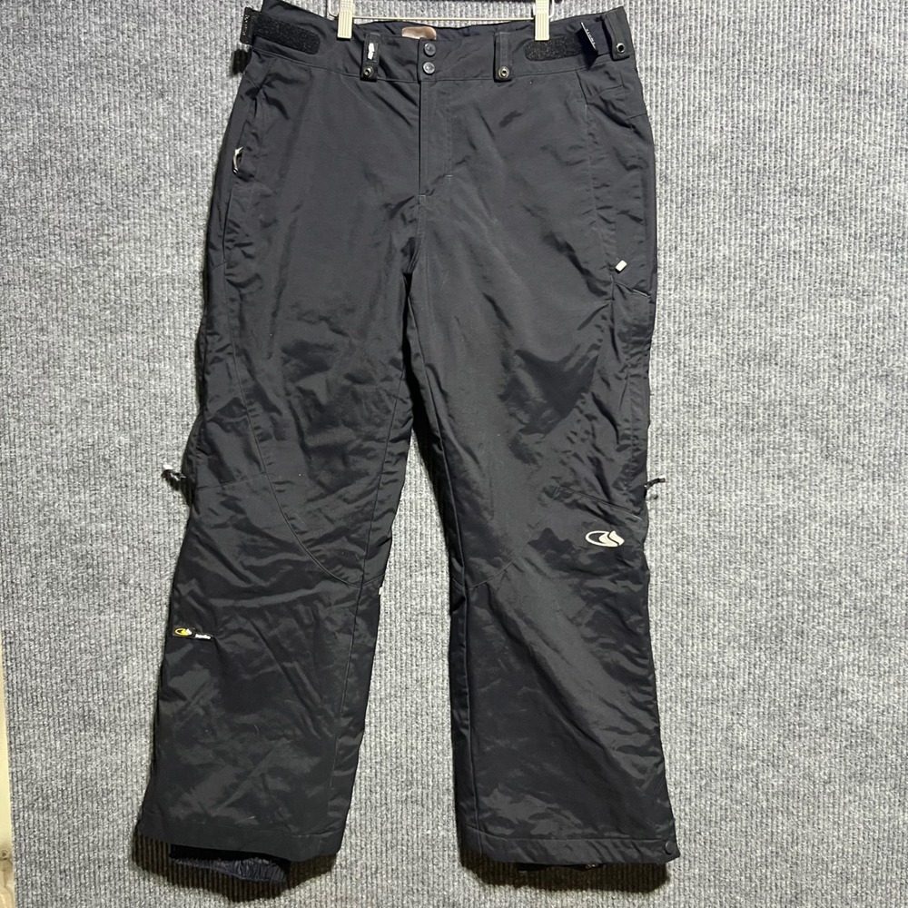 Bonfire Snow Pants Womens Large Black Insulated Ski Snowboard Winter Outdoor